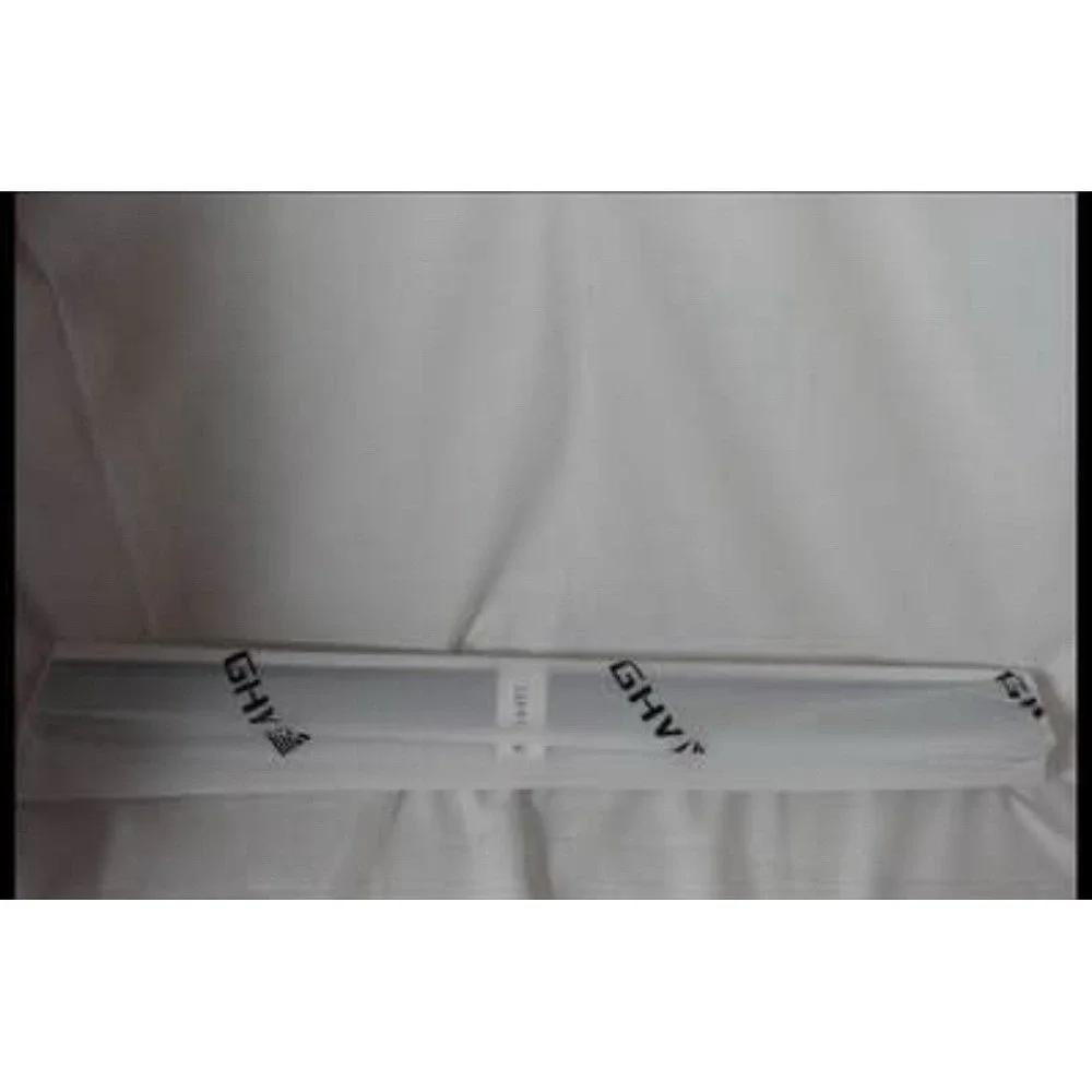 GHV Zebra Light Filtering Cordless Striped Roller Blind White 35 x 64